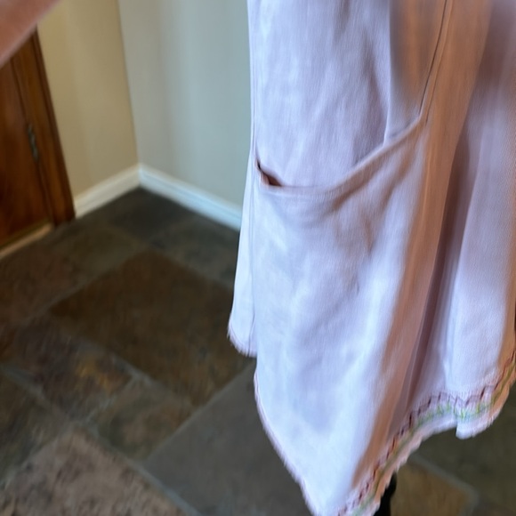 Beautiful pink Ivy Jane jacket with incredible floral embroidery & trim w/hood. - Picture 3 of 6